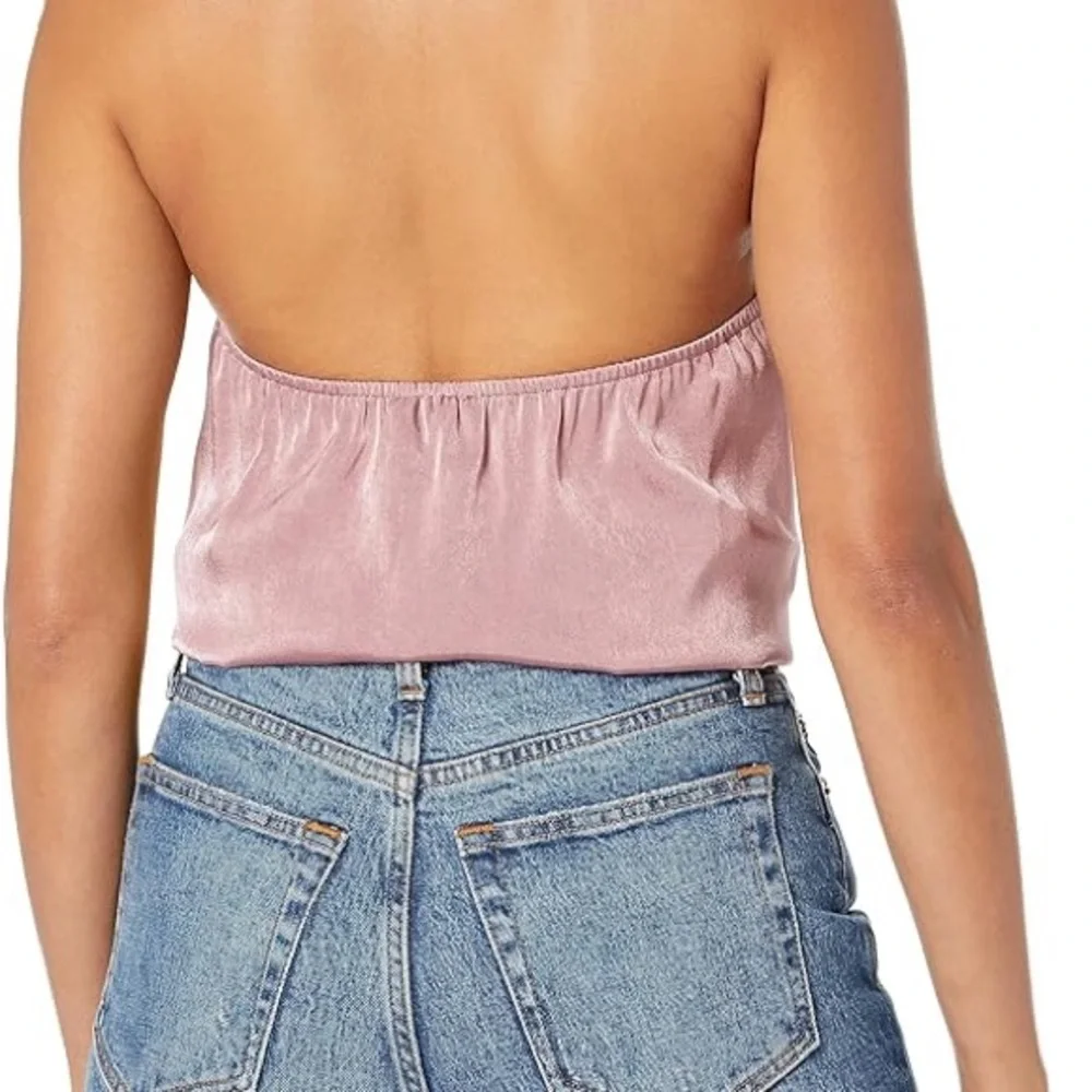 NWT PAIGE Presa Bodysuit in Aurora‎ Sleeveless Halter Feminine Party Festival S